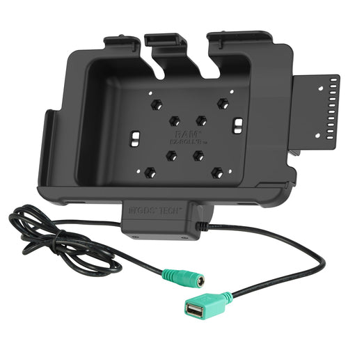 Zebra RAM-HOL-ZE21PDU Dockingstation – für Zebra ET4x 10", USB-Port, Komposite, Schwarz