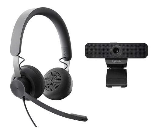 Logitech Kabelgebundenes persönliches VC UC Kit – BYOD-Kit – USB-A, Graphit, für UC