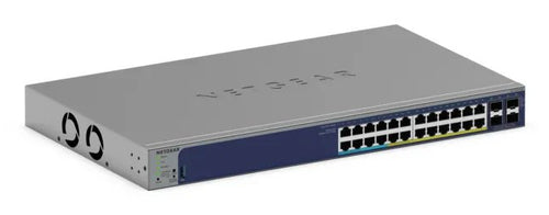 NETGEAR GS728TXUP – Managed Switch – 24×GbE, 4×SFP+, PoE