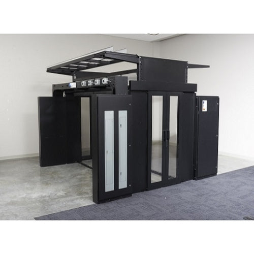 APC HyperPod Rahmen – Schiene zur Einstellung der Rahmenbreite, 77 × 72 × 1366 mm, Schwarz, für HyperPod