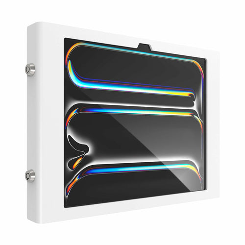 Compulocks APEX Tablet-Wandhalterung – für iPad Pro 13" (M4, 2024), VESA 75×75/100×100, 4 Schlüssel – Weiss
