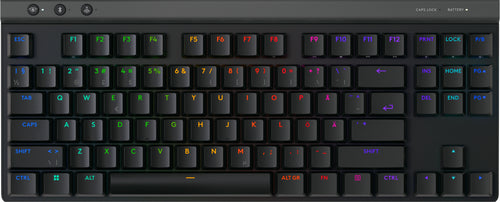 Logitech G G515 LIGHTSPEED TKL – Tastatur – Mechanisch – Bluetooth & 2,4 GHz (Nano USB-A) – RGB – Schwarz