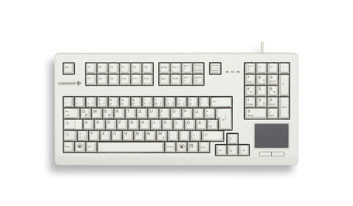 CHERRY G80-11900 TouchBoard – Tastatur, kabelgebunden (USB), UK-Layout (EN) – für Windows