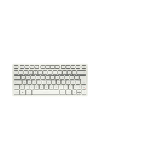 CHERRY KW 7100 MINI – Tastatur, kabellos (Bluetooth), Weiss