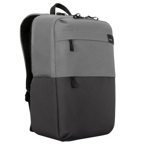 Targus Notebook-Rucksack Sagano – für 15,6", mit Regenabdeckung, rPET-Polyester – Grau, 190 × 530 × 330 mm