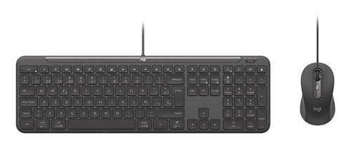 Logitech MK620 for Business – Tastatur-Maus-Set – kabelgebunden – QWERTZ (DE) – Graphit