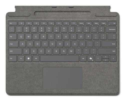 Microsoft Tastatur, CH-Layout (DE-CH), Platin – für Surface Pro 11, Surface Pro 10 & Surface Pro 9 u. a.