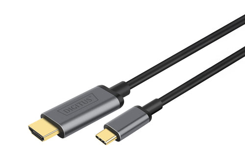 Digitus USB-C auf HDMI Adapter, 4K@30 Hz, 1,8 m