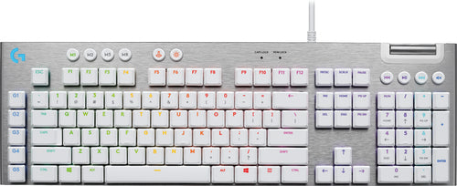 Logitech G G815 – Gaming-Tastatur – Mechanisch, RGB – USB-A kabelgebunden – QWERTY (Nordisch) – Weiss