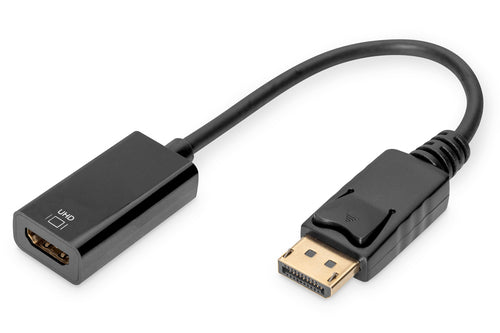Digitus DisplayPort auf HDMI Adapter, HDMI 2.0, 20 cm
