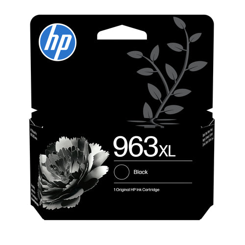 HP 963XL Schwarz Tintenpatrone (Original) – 2'000 Seiten – für OfficeJet Pro 9010/9012/9014 … – 3JA30AE