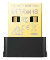 TP-Link Archer TX10UB Nano – USB-Adapter (Wi-Fi 6 (802.11ax), Dual-Band) – 600 Mbit/s, Bluetooth 5.3, USB 2.0