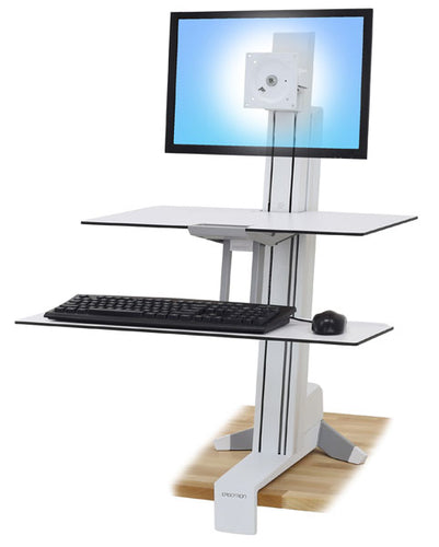 Ergotron WorkFit-S Wandhalterung Weiss