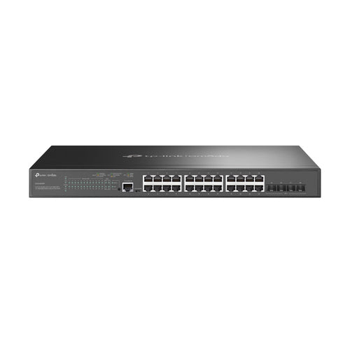 TP-Link SG3428XMP – Managed L2+ Switch – 24× 1G, 4× SFP+, PoE+, PoE Budget 384 W, 1U