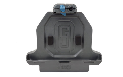Gamber-Johnson SLIM Fahrzeug-Dock für Zebra ET51/56 – VESA 75×75, stossfest – Schwarz