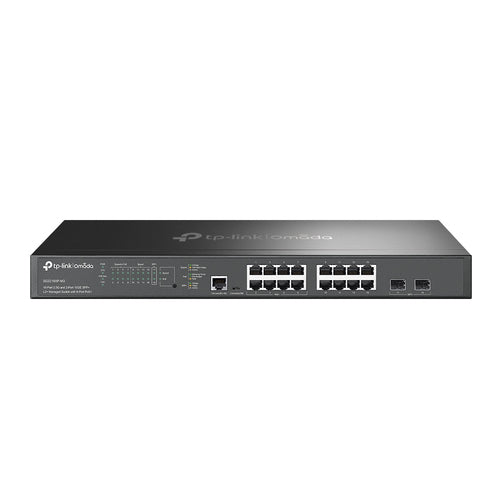 TP-Link SG3218XP-M2 – Managed Switch – 16×2.5G, 2×10G SFP+, L2+, PoE+ 240 W, 1U