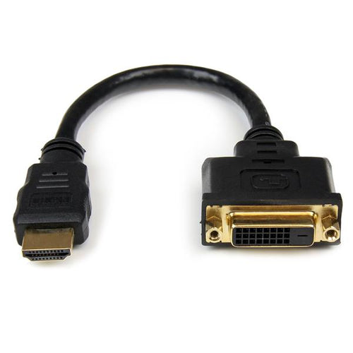 StarTech.com HDMI-zu-DVI-D-Kabel – 1920 × 1200, 0,2 m, Schwarz