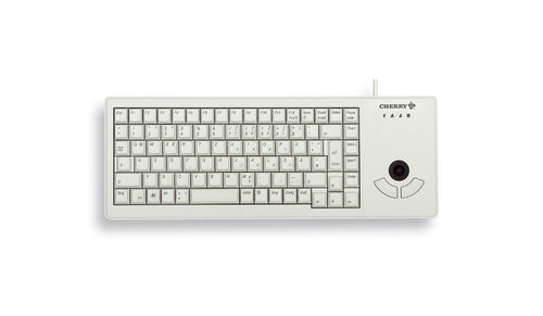 CHERRY XS Trackball – Tastatur, kabelgebunden (USB), US-Layout (EN), Fullsize (mit Ziffernblock) – für Windows