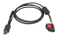 Zebra USB-Kabel – CBL-NGWT-USBCHG-01 – USB-A – für WT6000 – schwarz