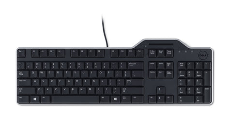 Dell KB813 – Tastatur – mechanisch – kabelgebunden (USB) – AZERTY (FR) – Smartcard-Leser – schwarz