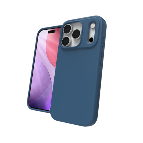 ZAGG Manhattan Snap Backcover – für Apple iPhone 17 Pro, MagSafe, Graphen+Silikon, Blau, bis 4 m Sturzsicher