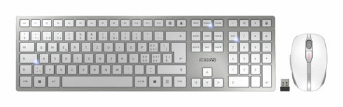 CHERRY DW 9100 SLIM – Tastatur, kabellos (Bluetooth/2,4 GHz), CH-Layout (DE-CH) – für Windows