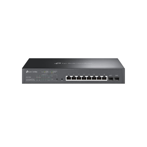 TP-Link SG2210MP – Managed Switch – 8×GbE, 2×SFP, L2/L2+, PoE+ 150 W, 1U