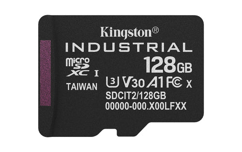 Kingston Technology Kingston Industrial microSDXC 128 GB – UHS-I, Klasse 10, U3, V30, A1, 100/80 MB/s, ohne Adapter