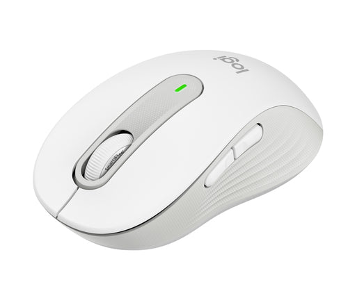 Logitech M650 für Business Business-Maus – für Rechtshänder, für mittlere Handflächen, Weiss
