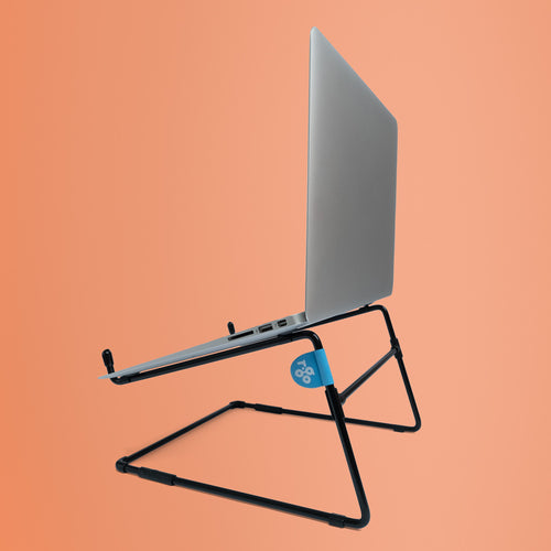 R-Go Tools Laptop-Ständer – für Laptops bis 22", Höchstlast 5 kg – Schwarz