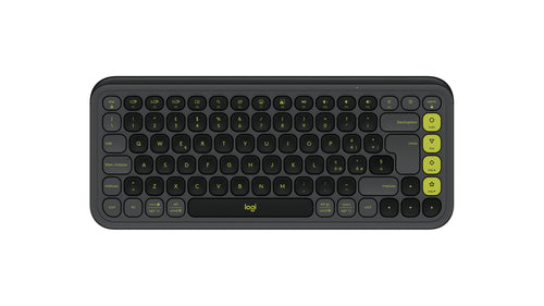 Logitech POP Icon Keys – Mini Tastatur – Schere – Bluetooth – QWERTY (IT) – ohne Ziffernblock – Graphit