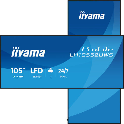 iiyama 105", 5120 × 2160, IPS