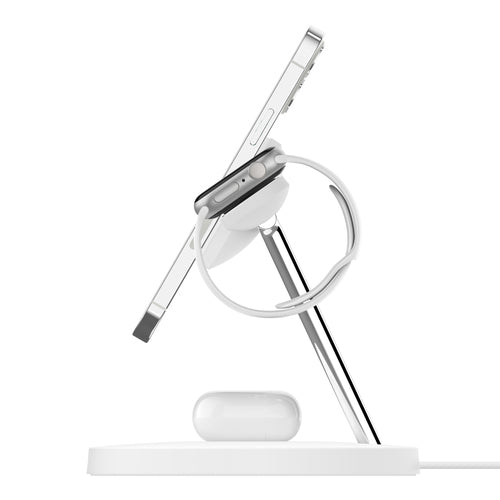 Belkin Ladestation – Qi, 3-in-1, MagSafe-kompatibel – für iPhone 12, iPhone 13