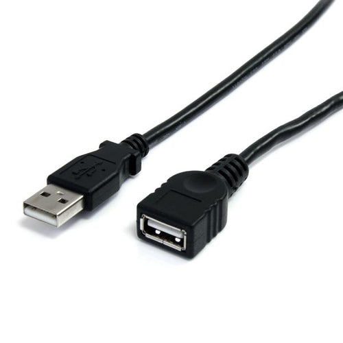 StarTech.com USB-A Verlängerungskabel (Stecker auf Buchse) – USB 2.0 (480 Mbit/s) – 1,83 m – Schwarz