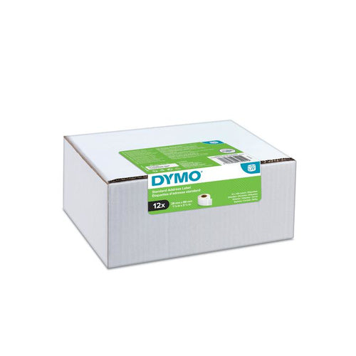 DYMO Adress-Etiketten, 89 mm × 28 mm, weiss, permanent, für LabelWriter 310, 320, Turbo 330 und andere