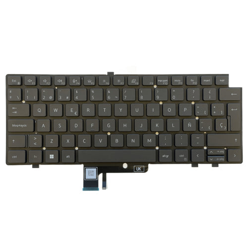 Origin Storage KB-P6FPH – Tastatur TKL – beleuchtet – QWERTY (ES) – ohne Ziffernblock – für Dell Latitude 7440