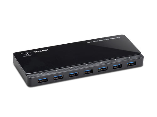 TP-Link UH720 USB-Hub – USB 3.0, 7× USB-A, für Windows/Mac/Linux