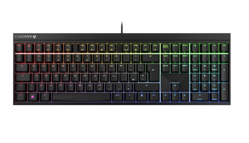 CHERRY MX 2.0S – Tastatur, kabelgebunden, UK-Layout (EN), mechanisch (Cherry MX Red), RGB-Beleuchtung