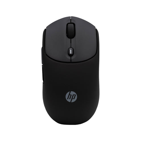 HP 400 Quiet – Maus – Kabellos (Bluetooth/2,4 GHz), 6000 DPI, beidhändig, Schwarz
