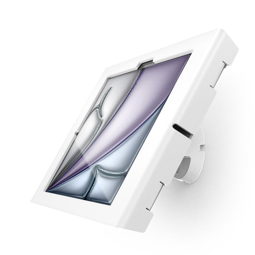 Compulocks Tablet-Wandhalterung für iPad Air 11" (M2) – abschliessbar, VESA 75×75/100×100 – Weiss