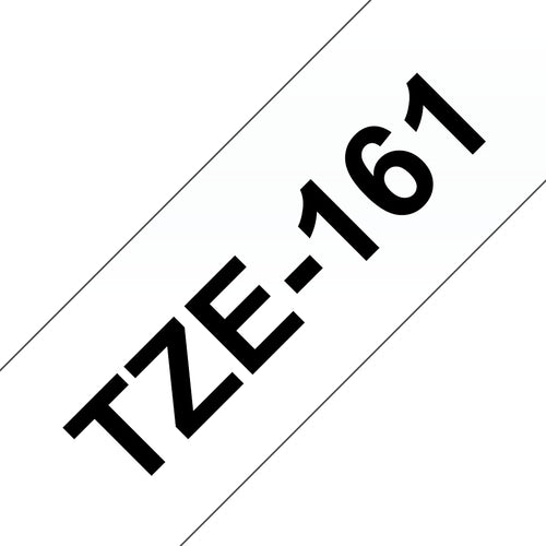 Brother Schriftband – 36 mm × 8 m, transparent, schwarz