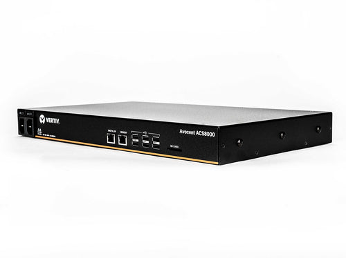 Vertiv ACS8032SAC-404 – 32-Port KVM-over-IP Switch – USB 2.0 Hub, 2× LAN/SFP, 1U Rack, FIPS 140-2