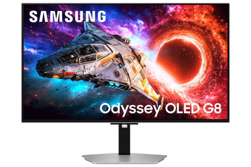 Samsung Odyssey G80HF – 32", 3840 × 2160 (4K), OLED, 240 Hz, USB-C 98 W, DisplayHDR True Black 500
