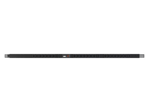 Vertiv PowerGo Rack-PDU Metered 0U vertikal, 3-phasig 11 kW, 24×(C13 + C19), 3 m – Schwarz