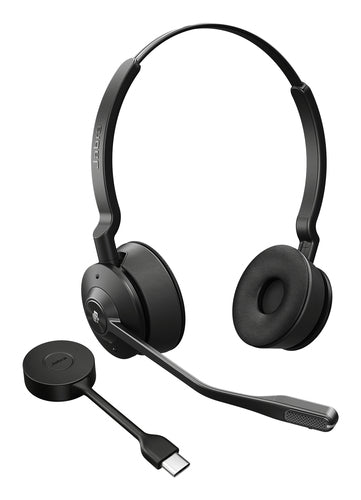 Jabra ENGAGE 55 SE MS STEREO LINK400C – Duo Headset – USB‑C – für Microsoft Teams