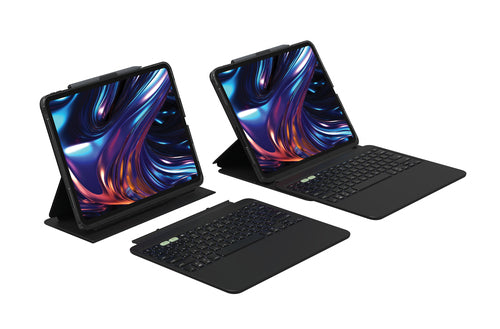ZAGG ProKeys 2 – Tastatur, DE-Layout (DE), Schwarz – für iPad Pro 13 (M4) & iPad (M5)