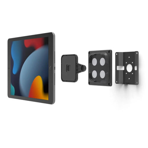 Compulocks Tablet-Wandhalterung – für iPad, Galaxy Tab, Surface – VESA 100×100 mm, magnetisch – Schwarz