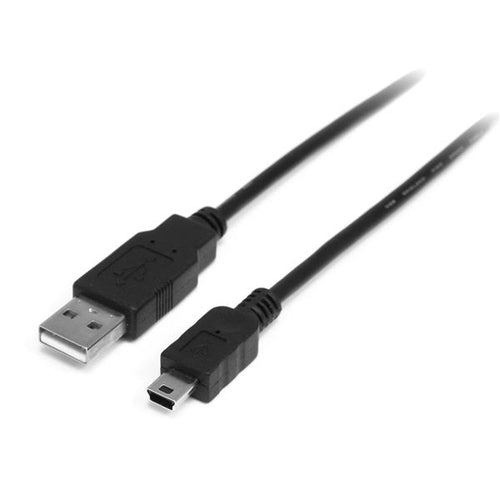 StarTech.com USB-A auf Mini-USB-B Kabel – USB 2.0 (480 Mbit/s) – 0,5 m – Schwarz