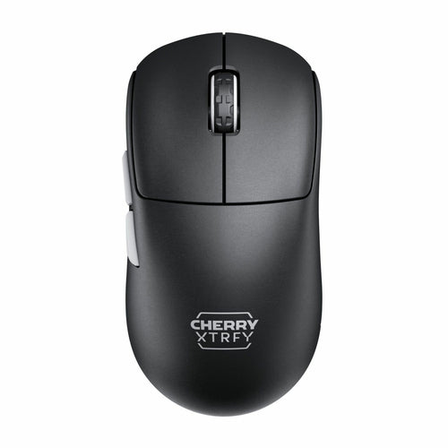 CHERRY XTRFY M68 Pro – Gaming-Maus – Kabellos (2,4 GHz), 26000 DPI, Rechts, Schwarz/Silber