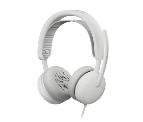Logitech Zone Wired 2 for Business – Headset – USB-C/USB-A, mit Mikrofon, 20 – 20'000 Hz – off-white